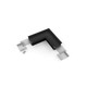 Profilsamler VARIO30-07 90DEG - Sort anodiseret