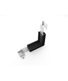 Profilsamler VARIO30-07 90DEG - op / ned, sort anodiseret