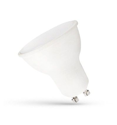 6W LED spot - Mælkehvid front, dæmpbar, 230V, GU10