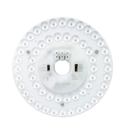 24/18/12W LED indsats med sensor - Ø17 cm, Valgfri CCT, erstat G24, cirkelrør og kompaktrør, flicker free