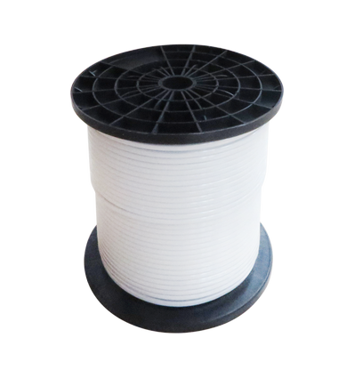 H05VV-F 3G1.5mm² - 100m Hvid Ledning