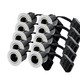 10x Nordic EasyInstall indbygningsspot GU10 - direkte i isolering, hvid, rund