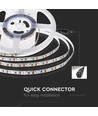 120 LED Stribe Lys 8W/m - 3000K, IP20, 24V, Dobbelt PCB, 10m/Rulle
