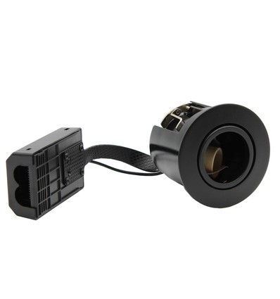 GU10 indbygningsspot Inno88 - Sort, IP44, godkendt i isolering