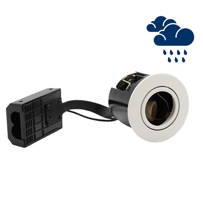 LEDlife indbygningsspot Inno88 Udendørs - GU10, Hvid, IP44, godkendt i isolering