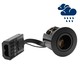 LEDlife indbygningsspot Inno88 Udendørs - GU10, Sort, IP44, godkendt i isolering