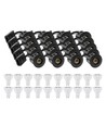 20 stk. LEDlife indbygningsspot Inno88 Udendørs - Inkl. 4,5W GU10, Sort, IP44, godkendt i isolering