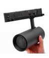 LEDlife PRO-CCT dæmpbar skinnespot 30W - Justerbar CCT + lysstyrke, Sort, 120lm/w, RA92, 3900lm, Flicker free, 3-faset