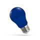 E27 4,9W Blå LED pære - A50, Matteret
