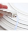 5m AnyCut Neon Flex 10x10 Varm hvid LED strip - 7,5W/m, 12V, Ingen klippeafstand