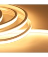 5m AnyCut Neon Flex 10x10 Varm hvid LED strip - 7,5W/m, 12V, Ingen klippeafstand