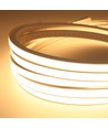 5m AnyCut Neon Flex 10x10 Varm hvid LED strip - 7,5W/m, 12V, Ingen klippeafstand