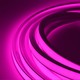 5m AnyCut Neon Flex 10x10 Lilla/Pink LED strip - 8W/m, 12V, Ingen klippeafstand