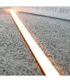 Troldtekt LED dæmpbar Skinnesæt 5x90 cm - Planforsænket, Fjernbetjening dæmpbar, Akustilight inkl. ledninger og driver