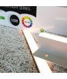 Troldtekt LED dæmpbar Skinnesæt 5x90 cm - Planforsænket, Fjernbetjening dæmpbar, Akustilight inkl. ledninger og driver