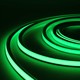 5m AnyCut Neon Flex 10x10 Grøn LED strip - 8W/m, 12V, Ingen klippeafstand