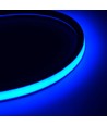 5m 8W/m AnyCut Neon Flex 10x10 Blå LED strip - 12V DC, Ingen klippeafstand