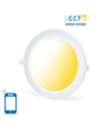 Outlet: Aigostar Smart WiFi CCT LED Downlight (Ø220) 18W, Dæmpbar - Hvid