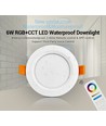 Outlet: Mi•Light RGB+CCT Vandtæt Downlight LED panel 6W 500LM 2,4GHz