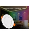 Outlet: Mi•Light RGB+CCT Vandtæt Downlight LED panel 6W 500LM 2,4GHz