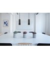 Outlet: Relief Pendel Lampe GU10 i Sort - NLG