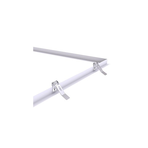 Smart click indbygningsramme i hvid til 60x60 LED paneler (25mm høj)