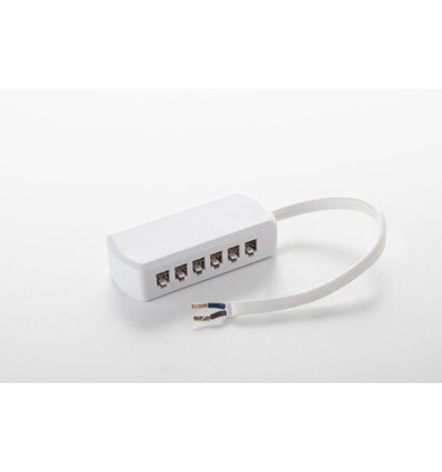 Outlet: 6-vejs Fordeler Boks Til 12V Mini AMP Stik