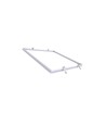 Smart click indbygningsramme i hvid til 60x60 LED paneler (25mm høj)