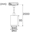 Outlet: Focus LED Pendler 10W 2000K-2700K 620Lm Ra90 Hvid - Hidealite