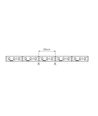 5m 11000K, 12V 9,6W/m LED strip - Ekstra kold, 120 LED pr. meter