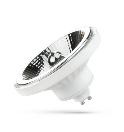 GU10 10W dæmpbar hvid LED spot - AR111, 20°, 3000K
