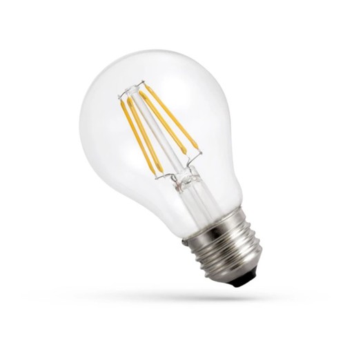 A60 LED 11W E27 - 230V, Kultråd, Klar, Spectrum