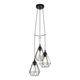 Outlet: EGLO Tarbes Pendel Lampe I Klynge Ø310 mm Med 3 x E27 i Sort