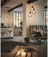 Outlet: EGLO Tarbes Pendel Lampe I Klynge Ø310 mm Med 3 x E27 i Sort
