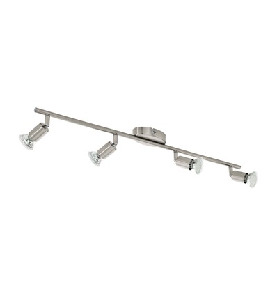 Outlet: EGLO Buzz-LED Loftlampe Med 4xGU10 I Børstet Stål