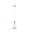 Outlet: EGLO Sabinar Pendel Lampe Ø180 mm I Hvid