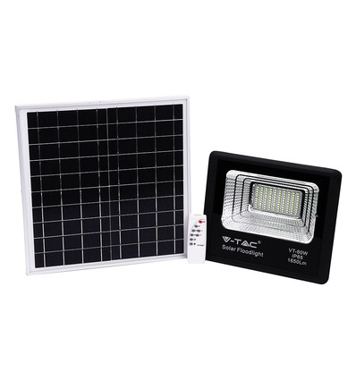 Solpanel LED Projektør 20W - 4000K