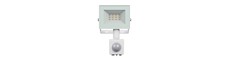 10W projektør med sensor - IP44, Hvid, arbejdslampe, PIR sensor