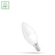 C37 E14 1W - LED kertepære, 230V, kold hvid, Spectrum