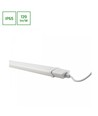 120cm LED armatur m. stik og afbryder - 36W, 230V, 2m kabel + stik, tænd/sluk, IP65