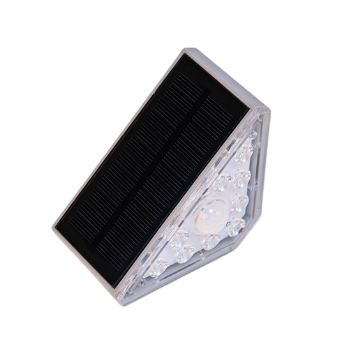 2 stk. Solcelle sensor trappelys - Skumringssensor, IP54