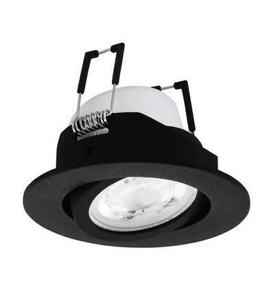 Outlet: EGLO SALICETO Zigbee LED Indbygningsspot På 5W i RGB+CCT - Sort