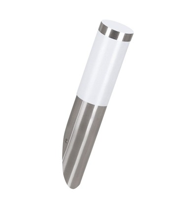 Outlet: EGLO HELSINKI udendørs væglampe m/sensor, H390 mm, til E27, IP65 - stål/opal