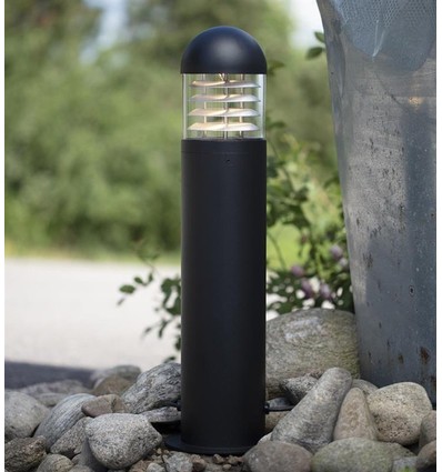 Outlet: GARDEN 24 LED Bedlampe 6W i 3000K IP44 - Sort