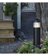 Outlet: GARDEN 24 LED Bedlampe 6W i 3000K IP44 - Sort