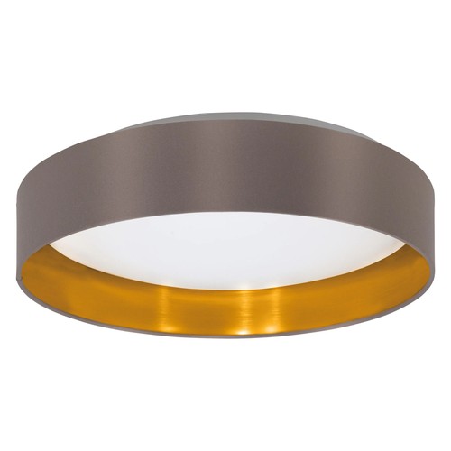 Outlet: EGLO Maserlo LED Loftlampe Ø38 24W i Brun/Guld