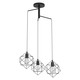 Outlet: EGLO Straiton Pendel Lampe Ø64 Til 3xE27 Klynge i Sort
