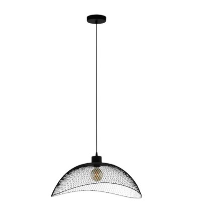 Outlet: EGLO Pompeya Stor Pendel Lampe Til E27 I Sort