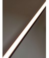 Lys til akustikpanel, 240cm, sort - Komplet sæt med aluprofil og COB LED strip