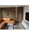 Lys til akustikpanel, 240cm, sort - Komplet sæt med aluprofil og COB LED strip